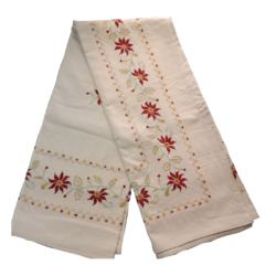 POINSETTIA FLOWER DESIGN BED COVER