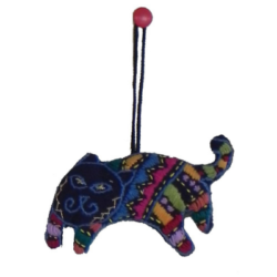 CAT EMBROIDERED ORNAMENTS