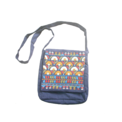 BLUE FLAP BAG