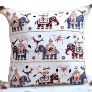 ELEPHANT DESIGN CUSHION COVER